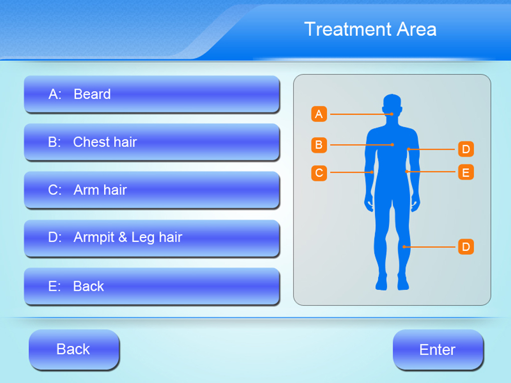 808nm diode laser equipment screen Schermo per apparecchiature laser a diodi 808 nm