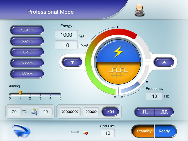 EO qs Schermo laser EO qs 2