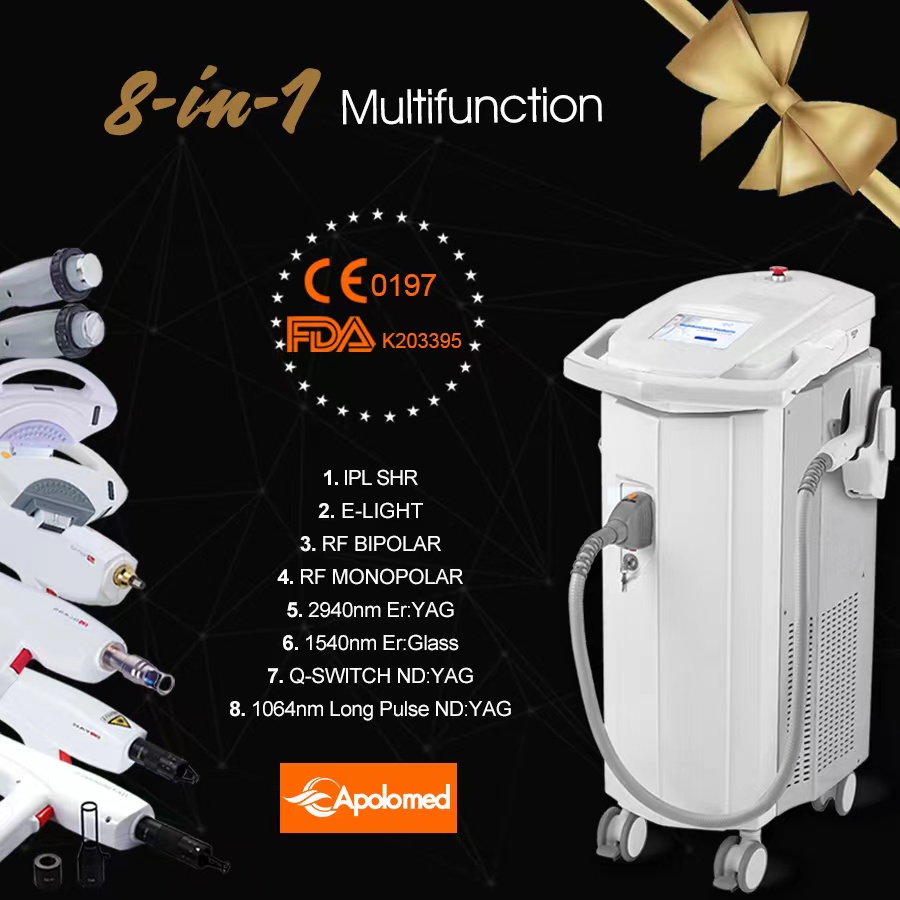 Dì addio ai peli superflui con l'attrezzatura laser con piattaforma multifunzionale