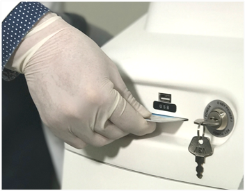 QS laser IC card function Funzione scheda IC laser QS