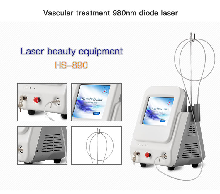 Laser a diodi 980nm per dispositivo di rimozione delle vene dei ragni