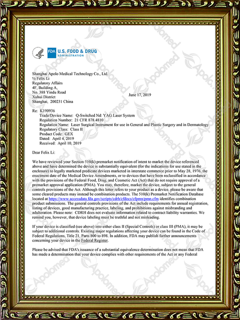 Laser Q-Switched Nd: Yag FDA