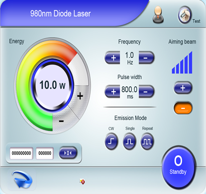 Laser a diodi vascolare da 980 nm