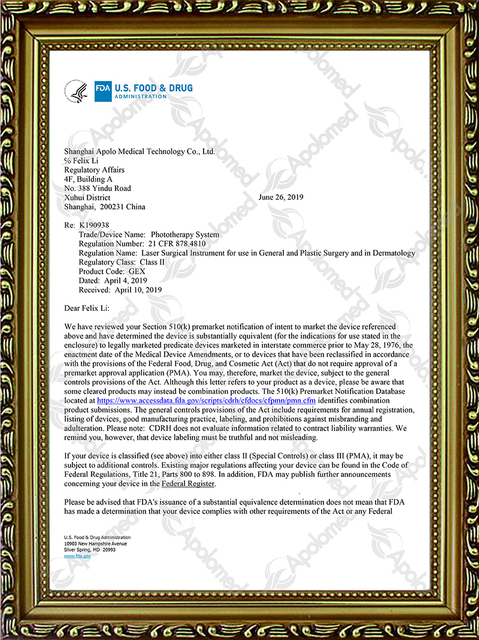Sistema di terapia fotodinamica FDA