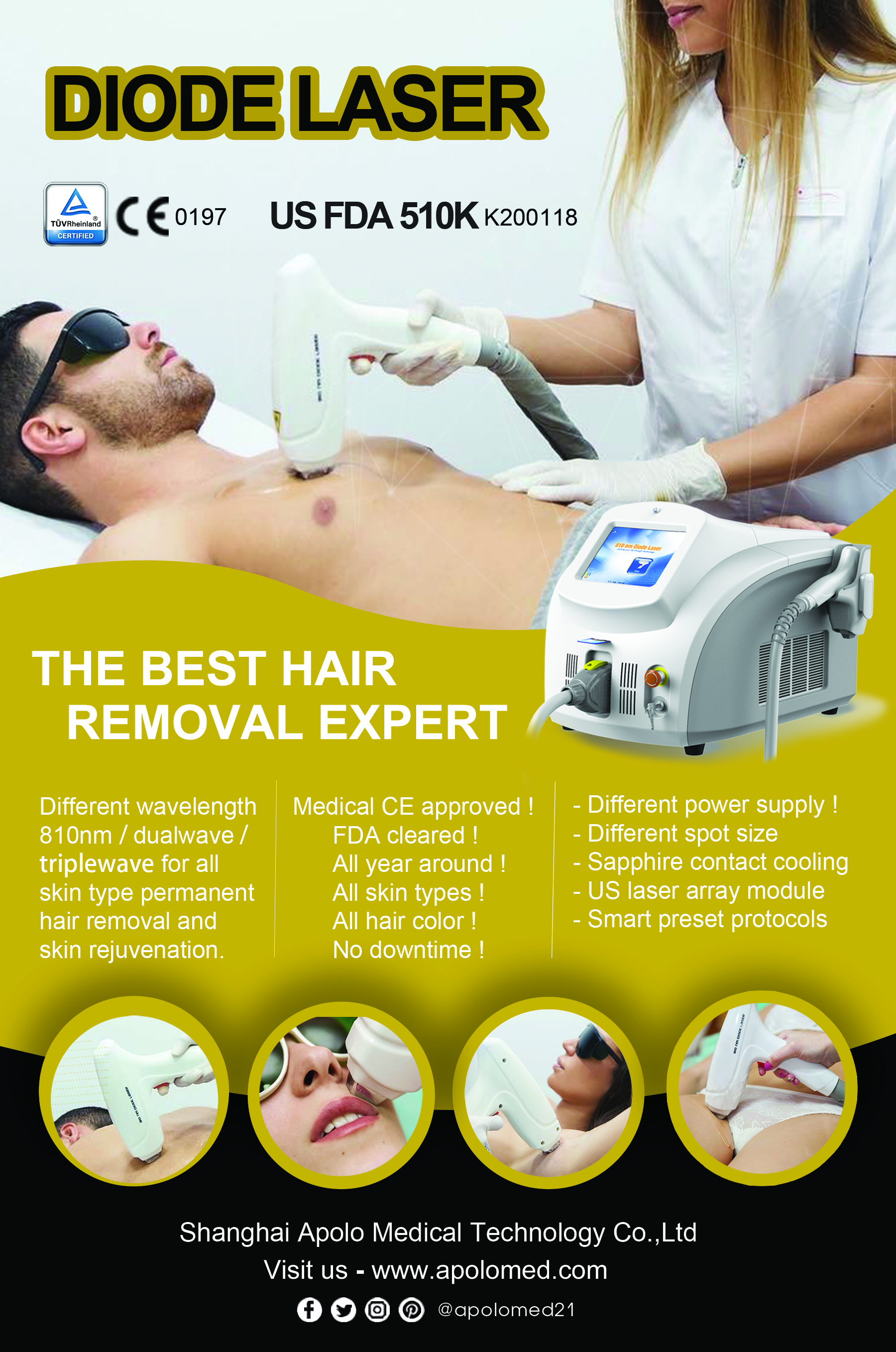 Laser a diodi HS-816