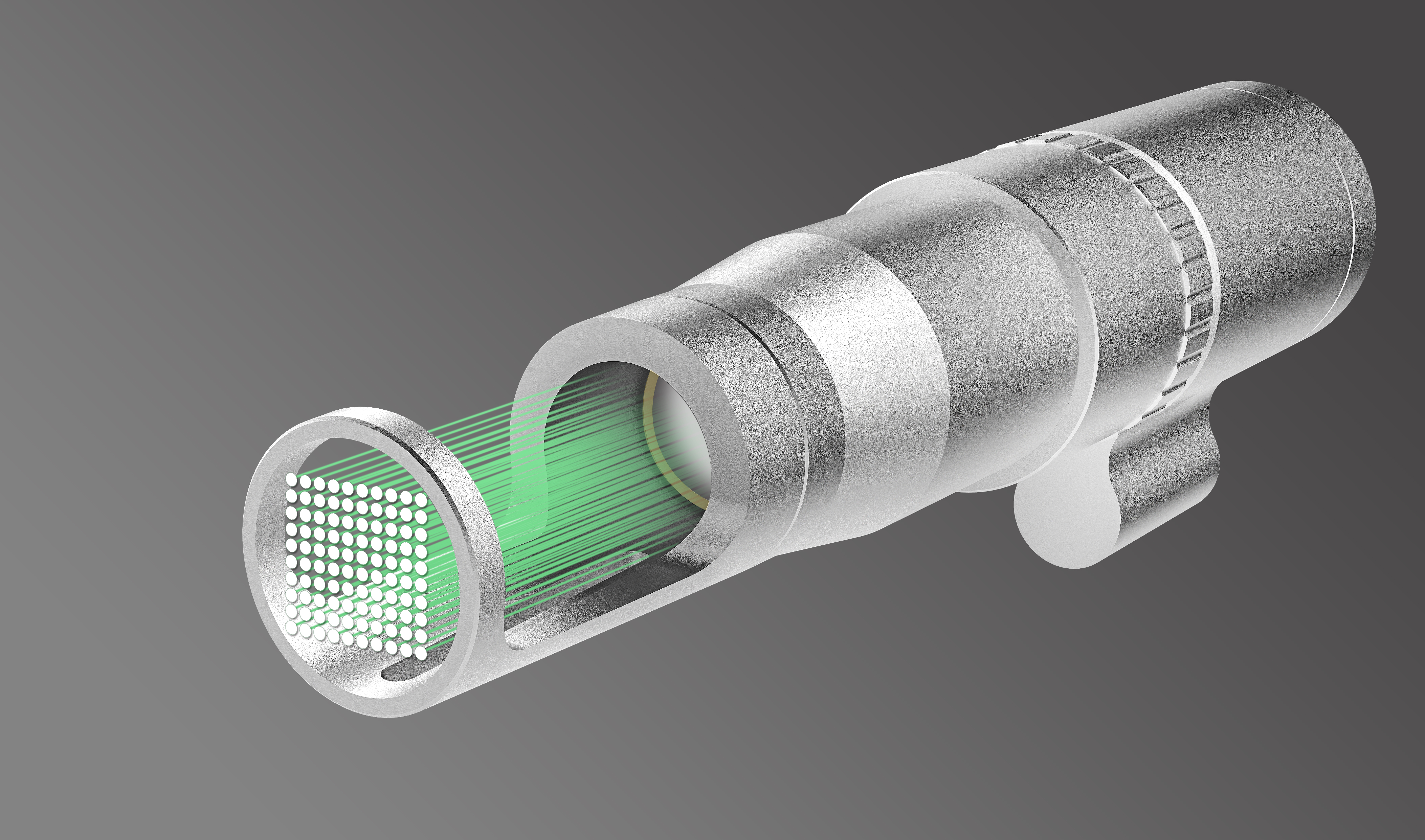 皮纳秒微焦点阵示意图