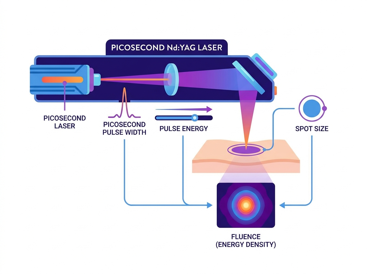 Parametri del sistema laser a picosecondi
