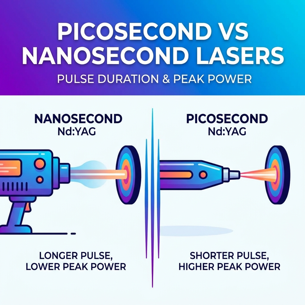 Laser Nd:YAG a picosecondi e nanosecondi