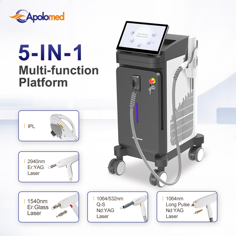Laser con piattaforma multifunzione 5 in 1