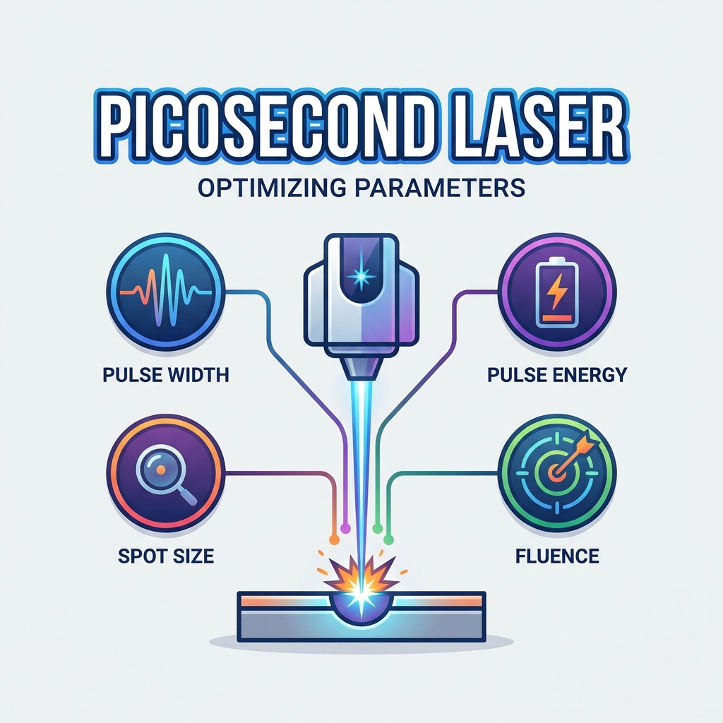 Come la larghezza dell'impulso, l'energia dell'impulso, la dimensione dello spot e la fluenza lavorano insieme in un sistema laser Pico