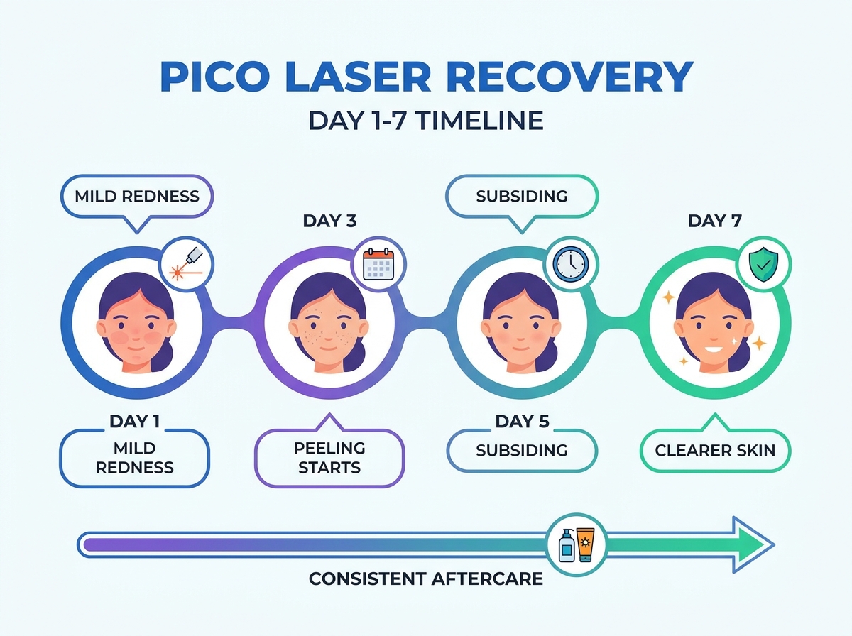 Recupero laser Pico giorno per giorno