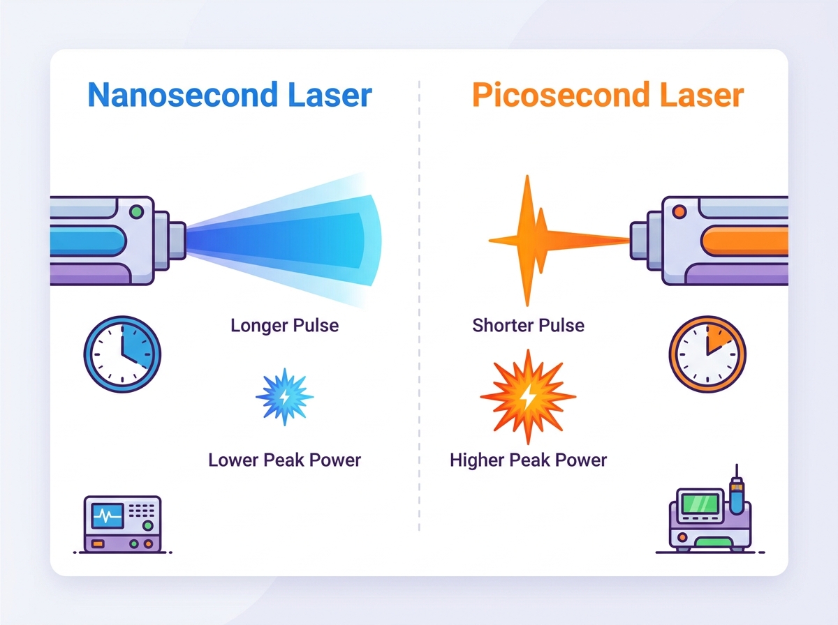 Sistema laser Nd:YAG a picosecondi