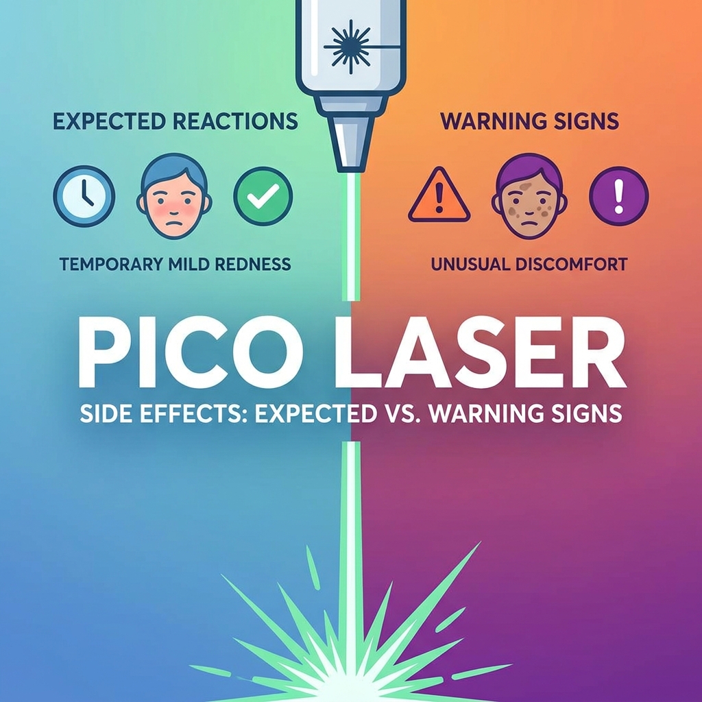 Effetti collaterali del laser Pico: reazioni attese vs segnali di pericolo