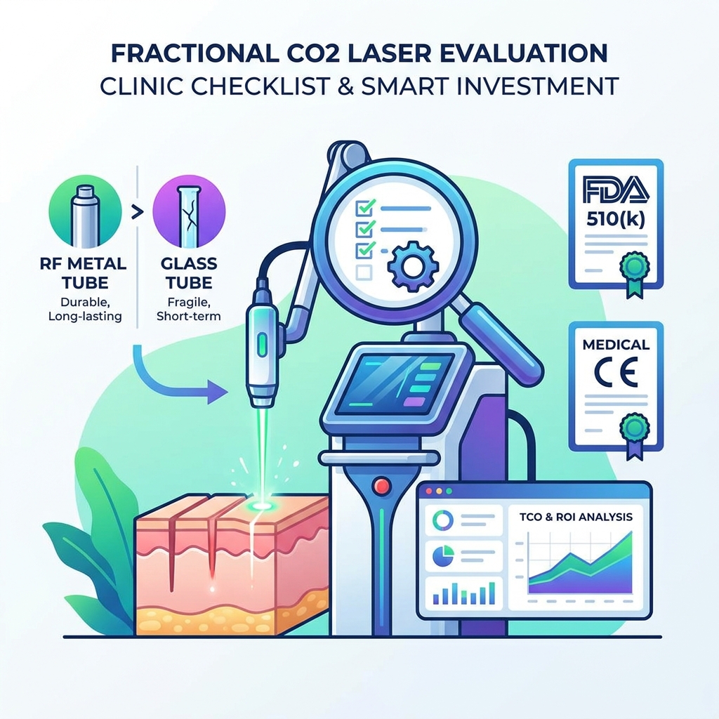 Come valutare un laser a CO2 frazionato da 10.600 nm prima dell'acquisto: una lista di controllo delle specifiche cliniche